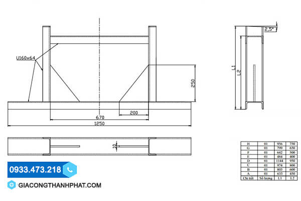 Bản Vẽ Khung Băng Tải #3 Mẫu Tham Khảo