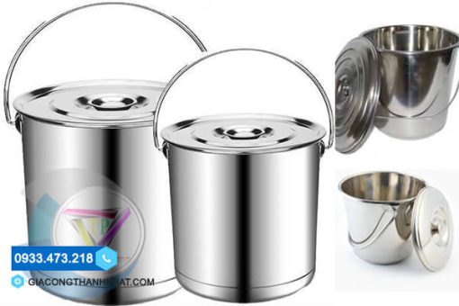 Báo giá xô inox có nắp đậy