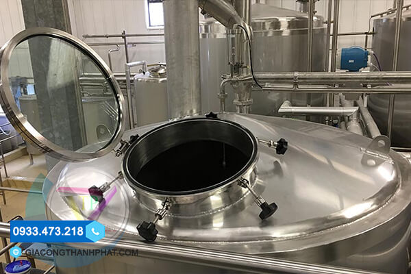 Cấu tạo bồn khuấy công nghiệp