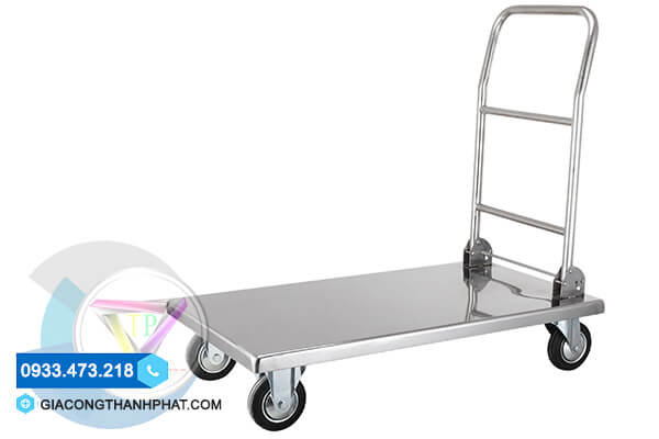 Giá xe đẩy inox 1 tầng
