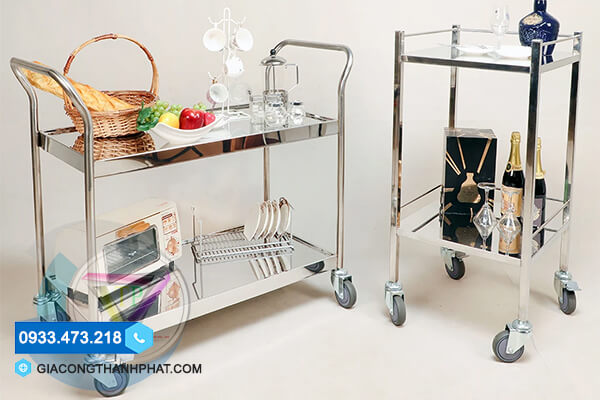Xe Đẩy Hàng Inox 304 2 Bánh - 4 Bánh Chất Lượng, Giá Rẻ Xe Đẩy Hàng Inox 304 2 Bánh - 4 Bánh Chất Lượng, Giá Rẻ