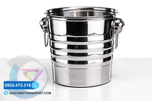 Xô inox 5 lít có nắp