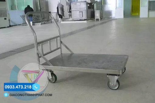 Gia công xe đẩy hàng inox 304
