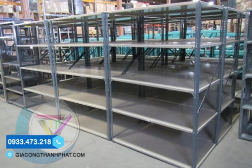 Gia Công Khung Kệ Inox Trang Trí, Nhà Kho, Văn Phòng
