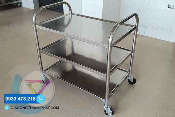 Gia Công Xe Đẩy Inox Theo Yêu Cầu, Chất Lượng, Giá Rẻ
