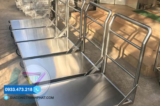 Gia Công Xe Đẩy Inox Theo Yêu Cầu, Chất Lượng, Giá Rẻ