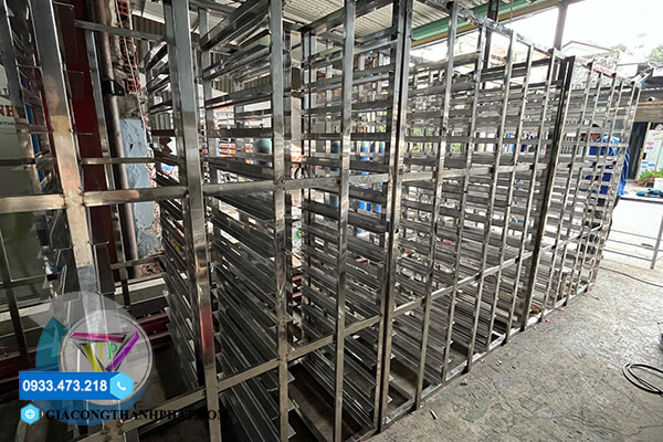 Bảng giá gia công khung kệ inox