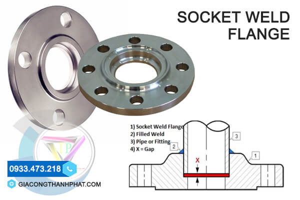 Mặt bích hàn bọc đúc (SW - Socket Weld Flange)