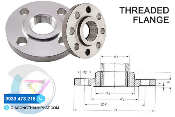 Mặt bích ren (TF - Threaded Flange)