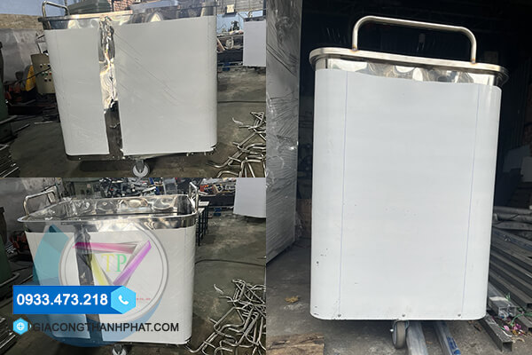Xưởng gia công xe thùng inox nâng hạ
