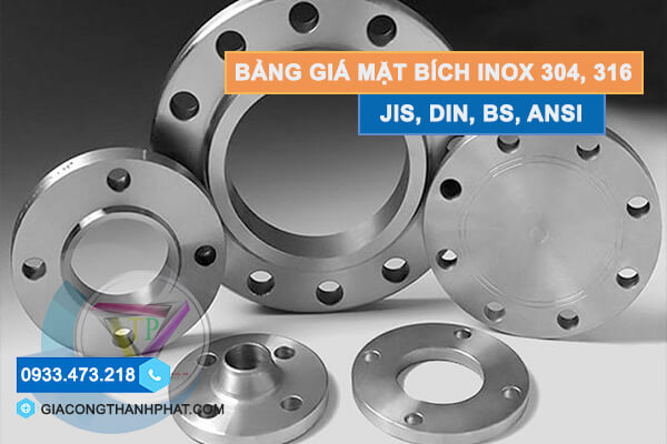 Bảng Giá Mặt Bích Inox 304, 316 Mới Nhất Năm 2023