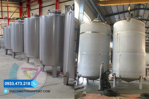 Gia Công Bồn Inox,Bồn Bể, Bồn Chứa, Bồn Khuấy Theo Yêu Cầu