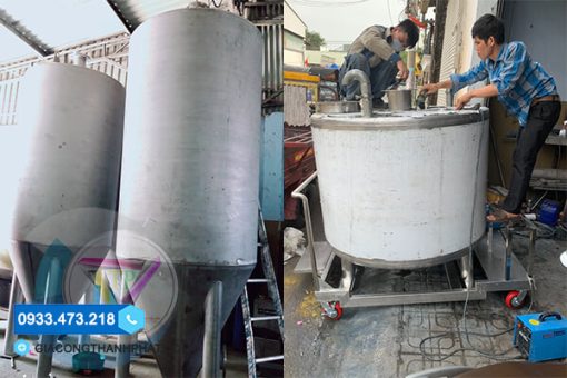 Gia Công Bồn Inox Công Nghiệp