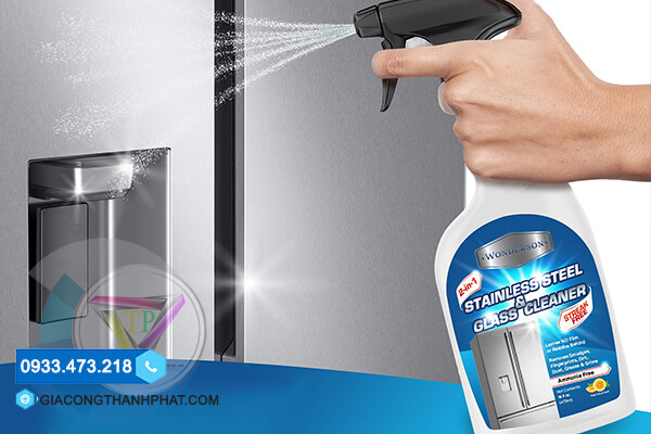 Cách đánh bóng inox bị gỉ bằng nước lau kính
