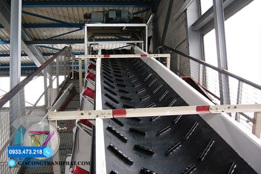 Cấu tạo băng tải cao su lòng máng