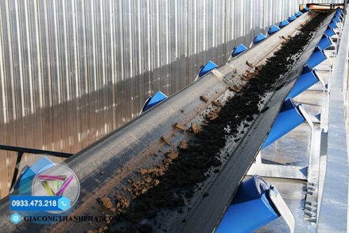 Ứng dụng của băng tải cao su lòng máng