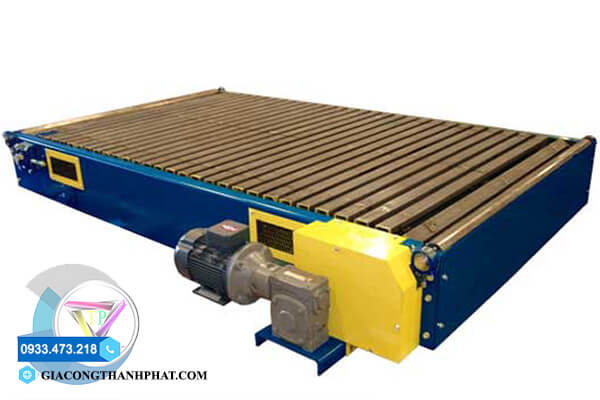 Băng tải xích gỗ
