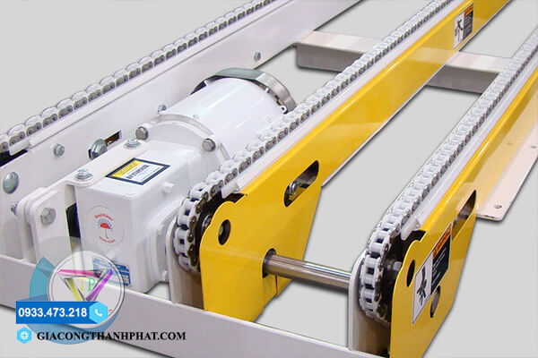 Cấu tạo của băng tải xích