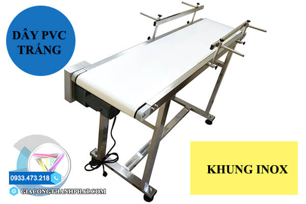 Cấu tạo của băng tải PVC trắng